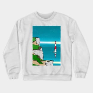 Beachy Head lighthouse England Crewneck Sweatshirt